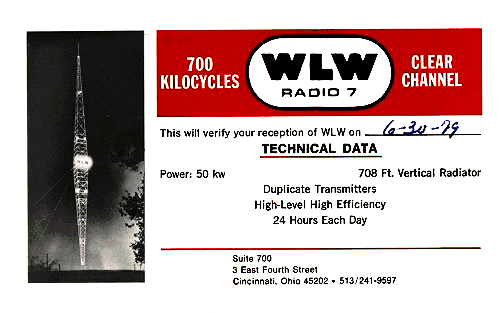 WLW QSL