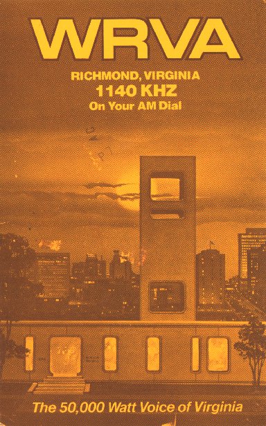 WRVA QSL